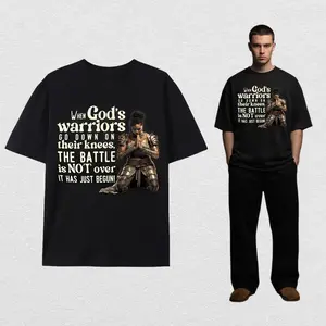 Faith T-Shirt - Knight & God's Armor Print Shirt, Comfort Fit Men's Women's Tee, Crew Neck Tee, Casual Summer Tee