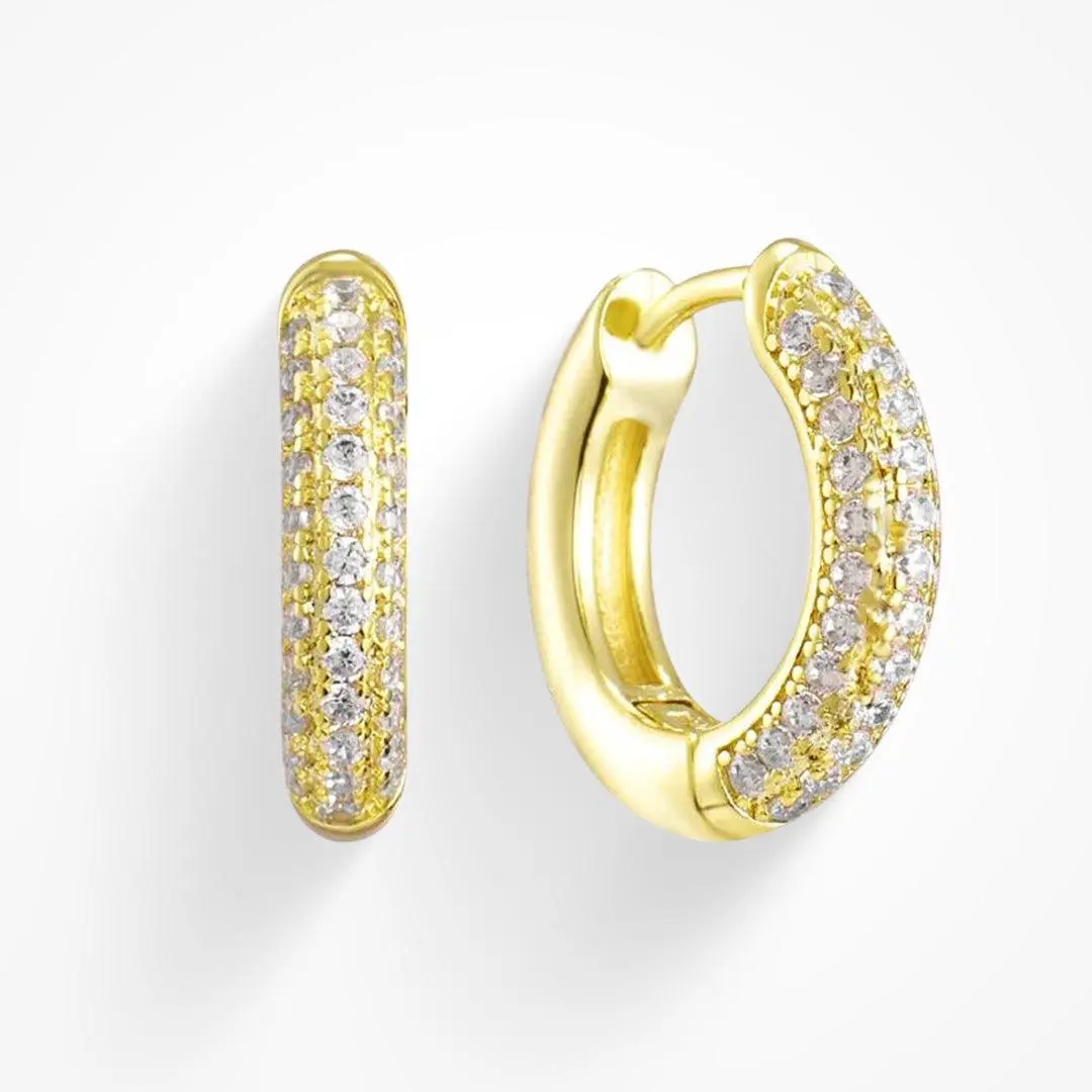 EVRY JEWELS Gold or Silver Plated Women's Bella Earrings