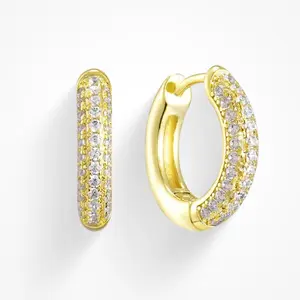 EVRY JEWELS Gold or Silver Plated Women's Bella Earrings