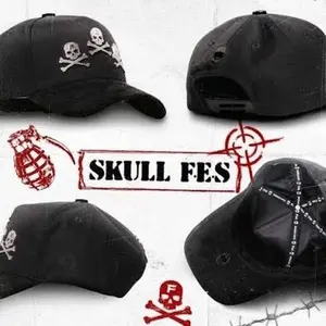 Barba hats x FES Skulls con caja original