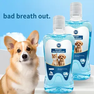 Pet Dental Water Additive for Dogs and Cats Bad Breath Tartar and Plaque Remover No Brushing Needed Gentle Oral Care