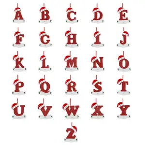 Custom Christmas Ornament initial