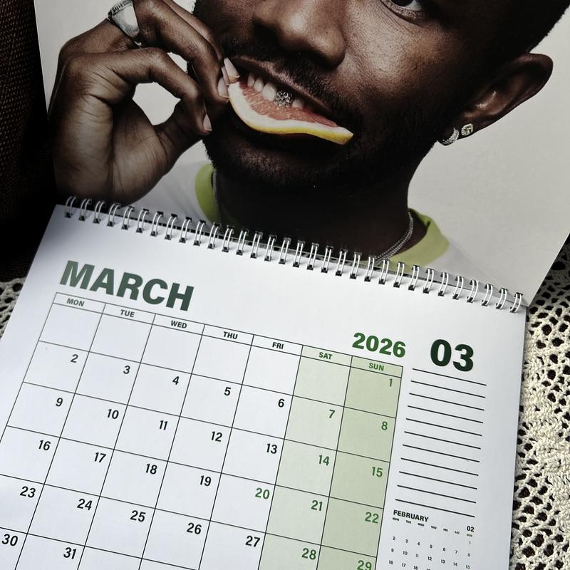 FO Singer 2026 Calendar, Rapper Calendar, Best Gift For Fan, Music ...