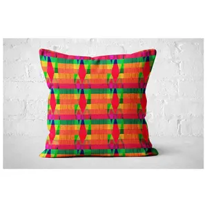 Square Pillowcase - Tropical Palms Deep 22" SAMPLE