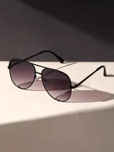 1 Pair Summer Top Bar Design Aviator Frames Sunglasses, New Personality Travel Accessories for Women & Men, Lightweight and Durable for Outdoor Sun Protection Glasses for Daily Use