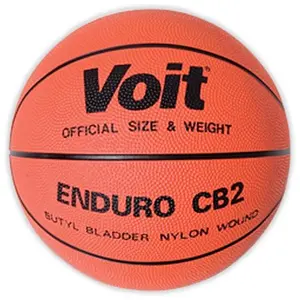 Voit Enduro VCB2HXXX Rubber Basketball, Regulation Size Basketballs for Sports & Outdoor Ball Sports