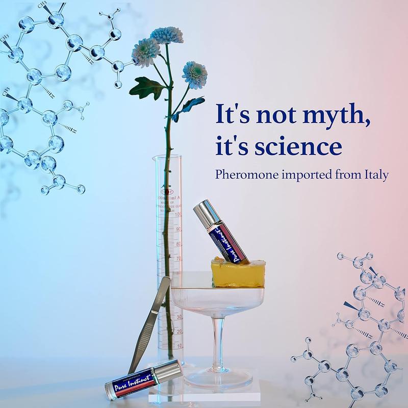 Pure Instinct Roll-On - The Original Pheromone Infused Essential Oil Perfume Cologne - TSA Ready (Crave - Women)The perfume for unisex men and women lasts long