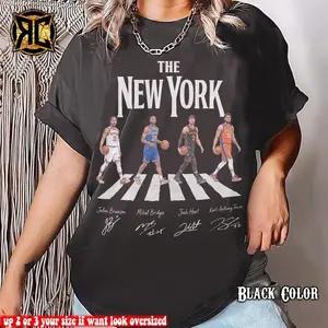 New York Basketball Comfort Colors Shirt, Abbey Road Style Graphic Shirt, Knicks Fan Gift Top