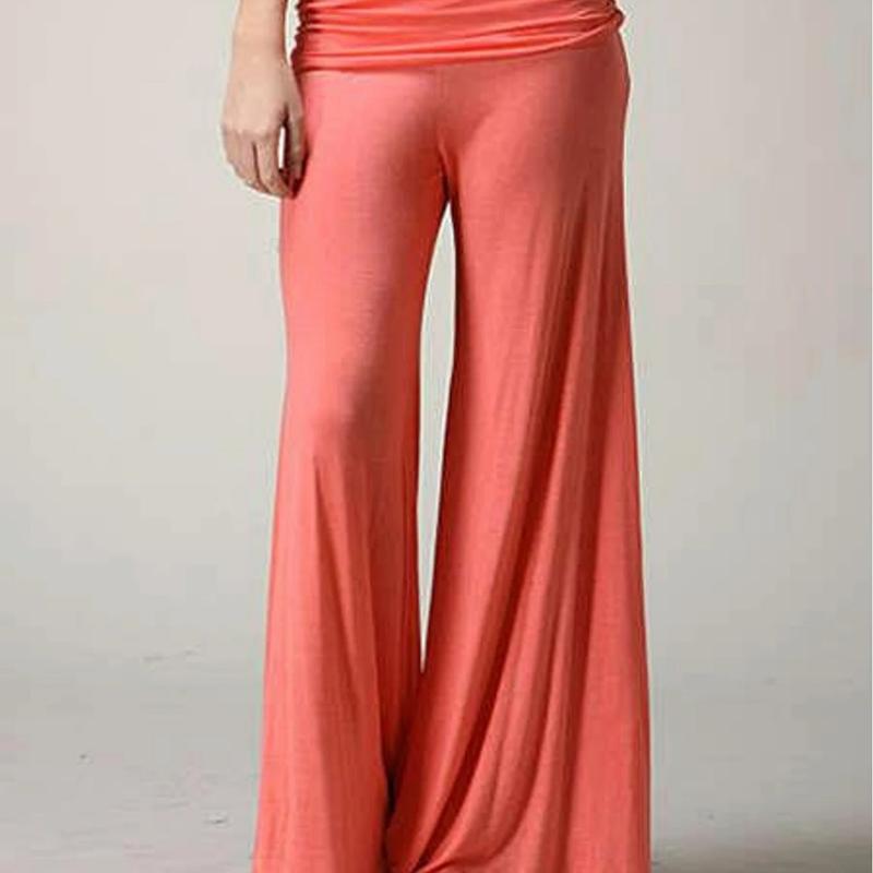 Hot-selling Wide-leg Casual Yoga Pants Loose Versatile Solid Color Fashion Wide-leg Flared Pants