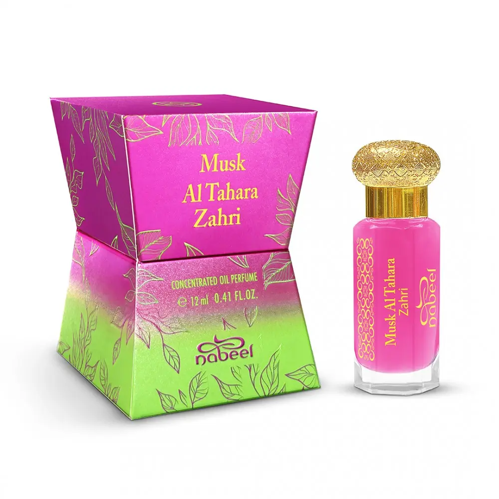 Nabeel Musk Al Tahara Zahri Concentrated Oil Perfume – 12ml | Unisex