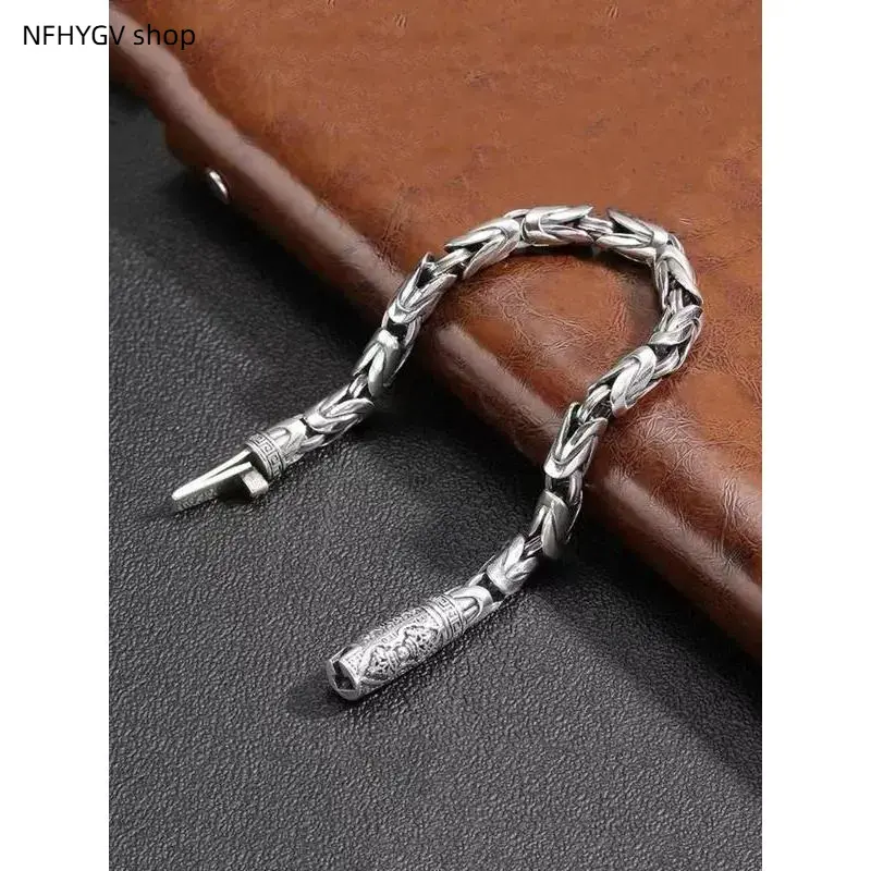 Retro Punk Handmade Copper Bracelet, Delicate Inscription Design, Chic And Multi-purpose Ornament, Stylish Costume Accessory for Men And Women, Eye-catching Decoration for Daily Looks, Perfect Present to Prepare for Birthdays And Party Events