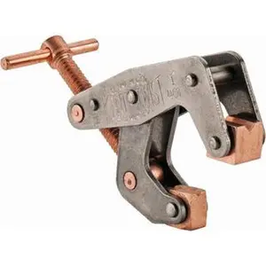 Kant Twist 350 Lb, 1" Max Opening, 1/2" Open Throat Depth, 1/2" Closed Throat Depth, Cantilever Clamp High Tensile Steel Jaw, T-Handle, 2-1/8" OAL, 1-3/4" Max Width K010T