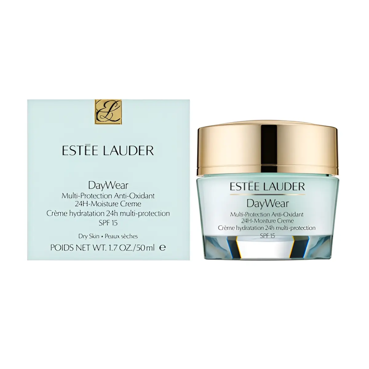 Estée Lauder DayWear Multi Protection Anti Oxidant 24H Moisture Crème SPF15 Dry Skin, 1.7 Ounce