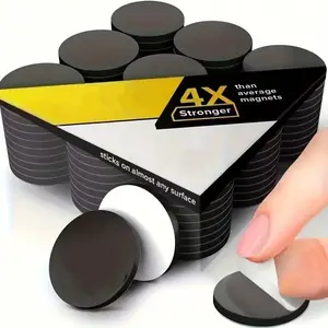 20 Piece Easy Tear Magnetic Stickers, 2 Cm Strong Adhesive Magnets, Multi-Purpose Photo Display, Durable Self-Adhesive Tape, DIY Fridge Magnet