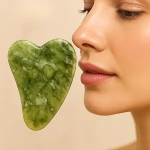 Natural Jade Gua Sha Massage Tool – Facial & Body Scraping