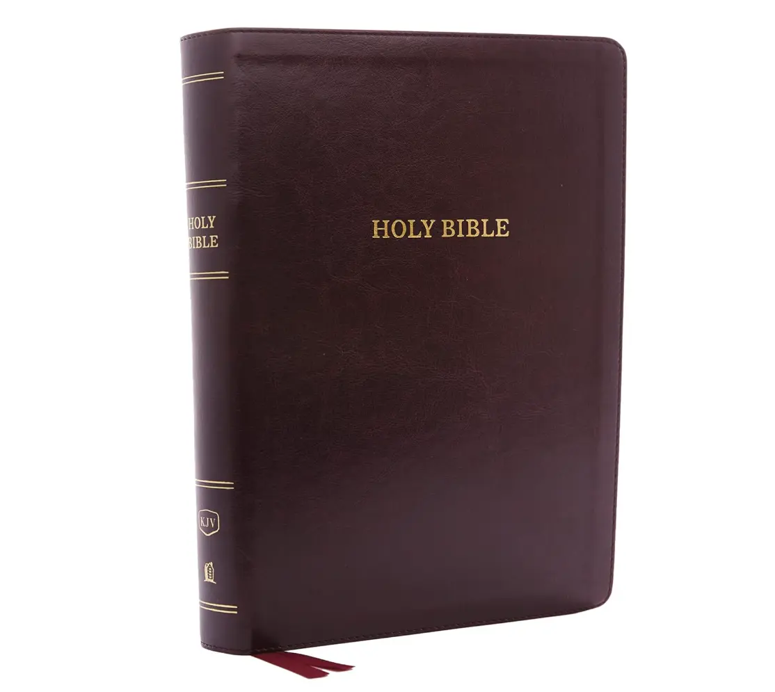 KJV Holy Bible: Super Giant Print with 43,000 Cross References, Deluxe Burgundy Leathersoft, Red Letter, Comfort Print: King James Version
