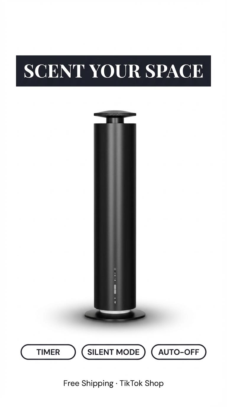 Floor Standing Automatic Scent Diffuser with Remote Control Professional Aroma Machine for Hotel Lobby KTV Bar & 4S Car Dealership Quiet Long Lasting Fragrance Air Freshener for Business & Commercial Use