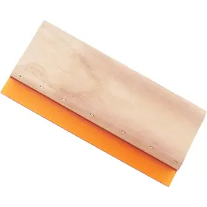 Screen Printing Squeegee for Screen Print Ink Scraper 75 Durometer Wooden 9.4 inch