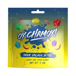 Oy Chamoy! Chamoy Covered Mexican Candy Gummy Candy (4 Oz.), Sweet, Spicy Snack Bonbon Flavor Sour, Dulces Mexicanos, Chamoy Covered