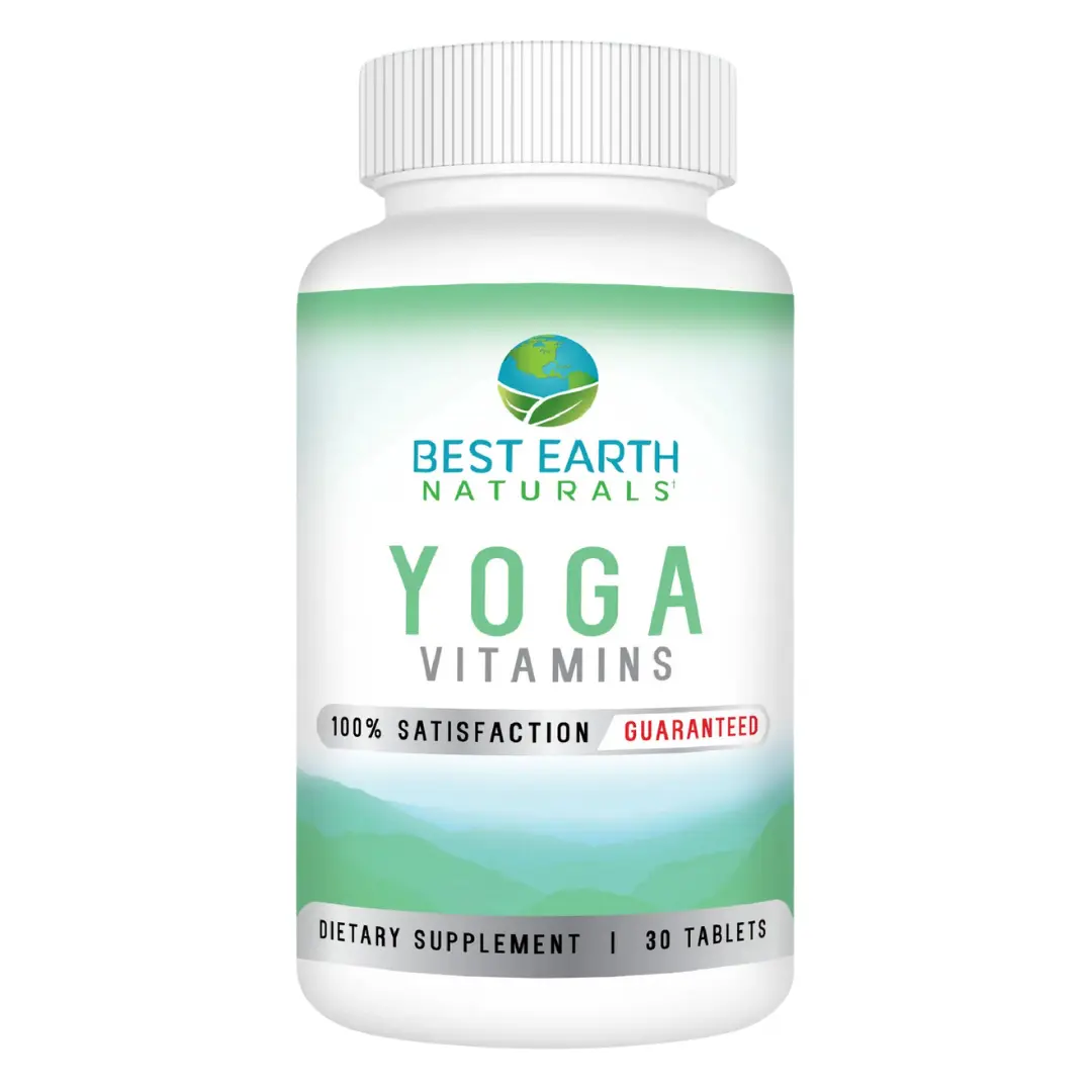 Yoga Vitamins - Glucosamine, Chondroitin, MSM - 30 Tablets - Supports Flexibility & Joint Health - USA Made