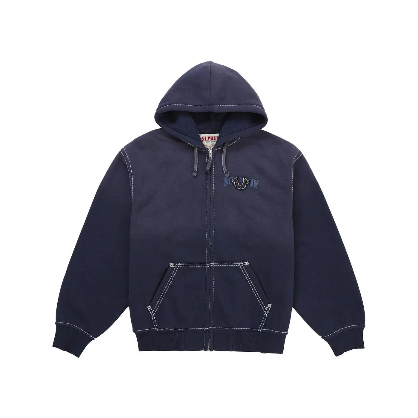 【極美品】Football Zip Up Hooded Sweatshirt Supreme Football Zip Up Hooded Sweatshirt (FW25) Black Men's