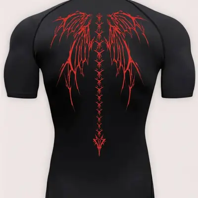 Breathe Divinity Red Compression Shirt - TikTok Shop