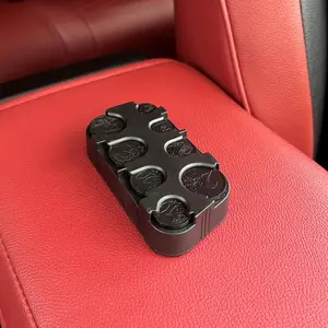Portable Mini Car Coin Storage Box, Small Car Coin Organizer, Fashion Car Interior Accessories