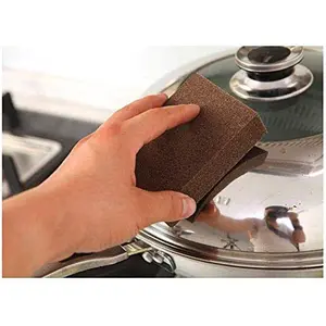 Magic Carborundum Brush Sanging Sponge for Pot Teapot Kettle Descaling Clean Large Area Flexible Aluminium Cleaning
