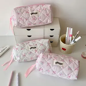 Butterfly Pattern Pencil Case, 1/2 Counts Large Capacity Pencil Bag, Stationery Makeup Organizer, Writing Stationery, Office Stationery & Supplies