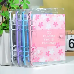 100 Days Envelope Challenge Notebook Set, Savings Challenge Planner, Includes 25 Digital Pages, Save Money Simple Fun Method, Cash Saving Challenge Binder