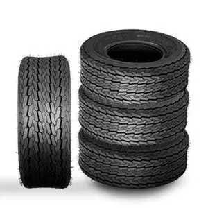 Superior Trailer Tires Set of 4 20.5x8-10 – Load Range E 10PR 90J – 1100 lbs Capacity – Fits 10'' Rims – For Utility, Boat, Camper Trailers – Great for Agricultural Terrain Towing