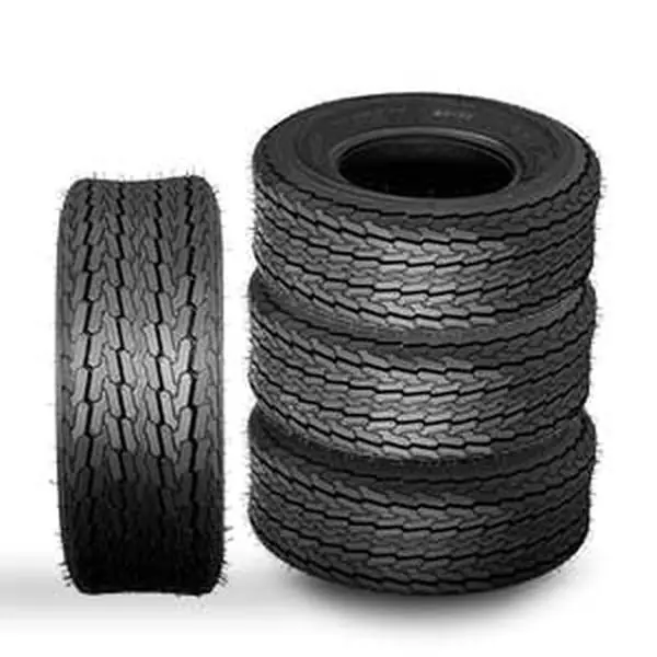 Superior Trailer Tires Set of 4 (20.5x8-10), Load Range E 10PR 90J, 1100 lbs Capacity, Fits 10'' Rims, For Utility/Camper Trailers, Durable Agricultural Towing
