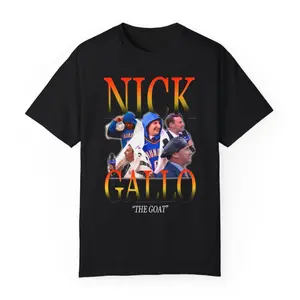 Nick The Goat Gallo Shirt, Trending Graphic Tee, Trendy Unisex T-Shirt, Funny Sports Meme Shirt, Cool Goat Shirt For Fans, Pop Culture Gift Tee