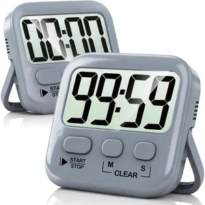 2 Pack Digital Timer for ,  Countdown Kitchen Timers for Cooking, Egg, Classroom, Teacher, Exercise, Study, Oven -  Included