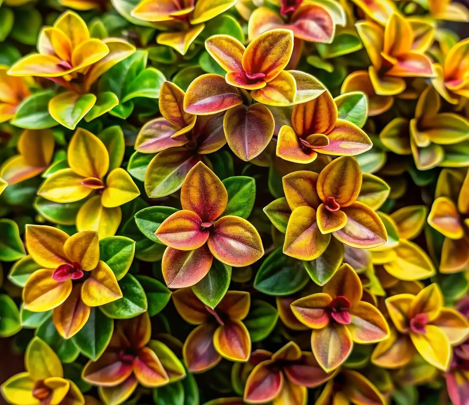4 Mayan Gold Wandering Jew Cuttings to Grow - Easy to Grow Wandering Jew, Wandering Dude