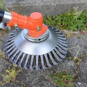 Steel Wire Trimmer Head - 1pc Grass Trimming Head for Garden Lawn Mower - Rusting Brush Cutter Mower Wire Weeding Head
