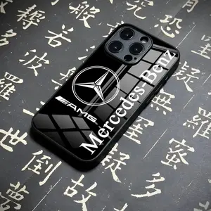M-MercedEs Phone Case for Iphone 17 air 16 15 13 12 14 11 Pro Max Mini X Xr Xs 8 7 Puls 6 glass luxury coque