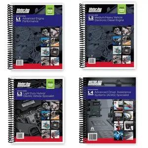 ASE Test Prep – L1-L4 Advanced Driver Assistance Systems (ADAS) Specialist (Motor Age Training) (Spiral Bound)