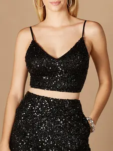 Spaghetti Strap Beaded Top