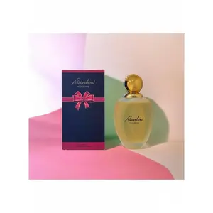 Secret Plus Rainbow Pour Femme Eau de Parfum spray. 3.4 fluid ounces (100 ml). Fragrance Notes  including peach, raspberry, bergamot, plum, and mirabelle, with a floral heart of jasmine, tuberose, rose, and lily-of-the-valley.