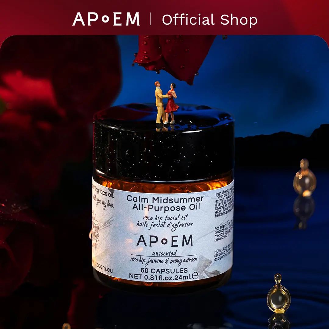[Daily] APoEM Renew Capsules (60 CT) – Anti-Aging Oil-Based Skincare Serum with Rosehip Oil, Musk Rose, & Damask Rose | Enhances Skin Elasticity, Reduces Wrinkles, Nourishes & Moisturizes