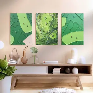 Modern Golf Poster Set, Abstract Landscape Wall Art Poster, Living Room Bedroom Office Decor Poster