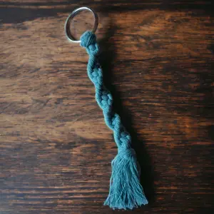 Handmade Macrame Braided Keychain