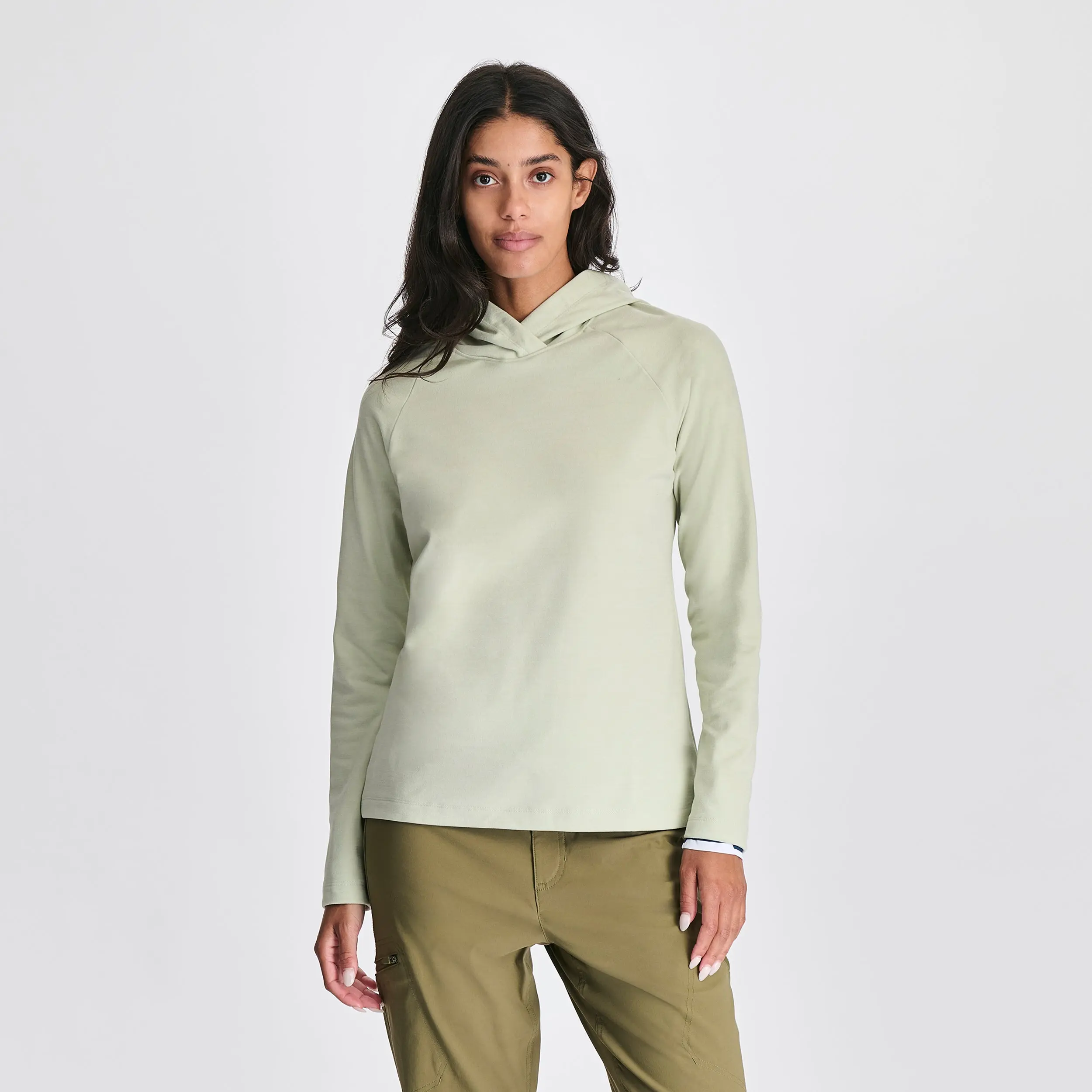 Eddie Bauer Women's Quest Flex Hoodie Hooded Stretch Soft Fleece Everyday Wear