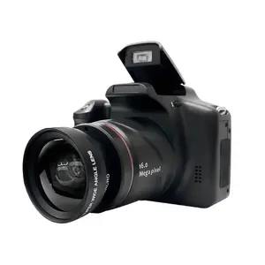 Professional DSLR Digital Camera with Lens, 16MP HD Output, 16X Digital Zoom, Portable Handheld Camcorder, Selfie Function, SD Memory Card Compatibility