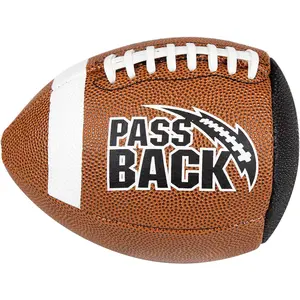 Passback JuniorFootball, Ages 9-13, Youth Training Football, (Ships Deflated)