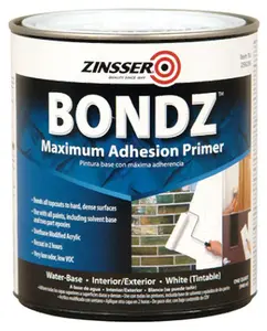 Zinsser 271198 Bondz Maximum Adhesion Water Based Primer- Quart