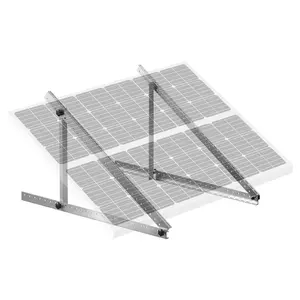 VEVOR 41-Inch Solar Panel Mounting Brackets, TikTokShopBlackFriday, 0 to 90° Adjustable Tilt Mount Brackets Support 100-300W Solar Panels, Lightweight Aluminum Brackets with Folding Tilt Legs for RV, Roof, Boat, Off-Grid