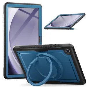 Adjustable Stand Tablet Case with Handle, Shockproof Tablet Protective Cover, Tablet Accessories Compatible with Samsung Galaxy Tab A9 Plus