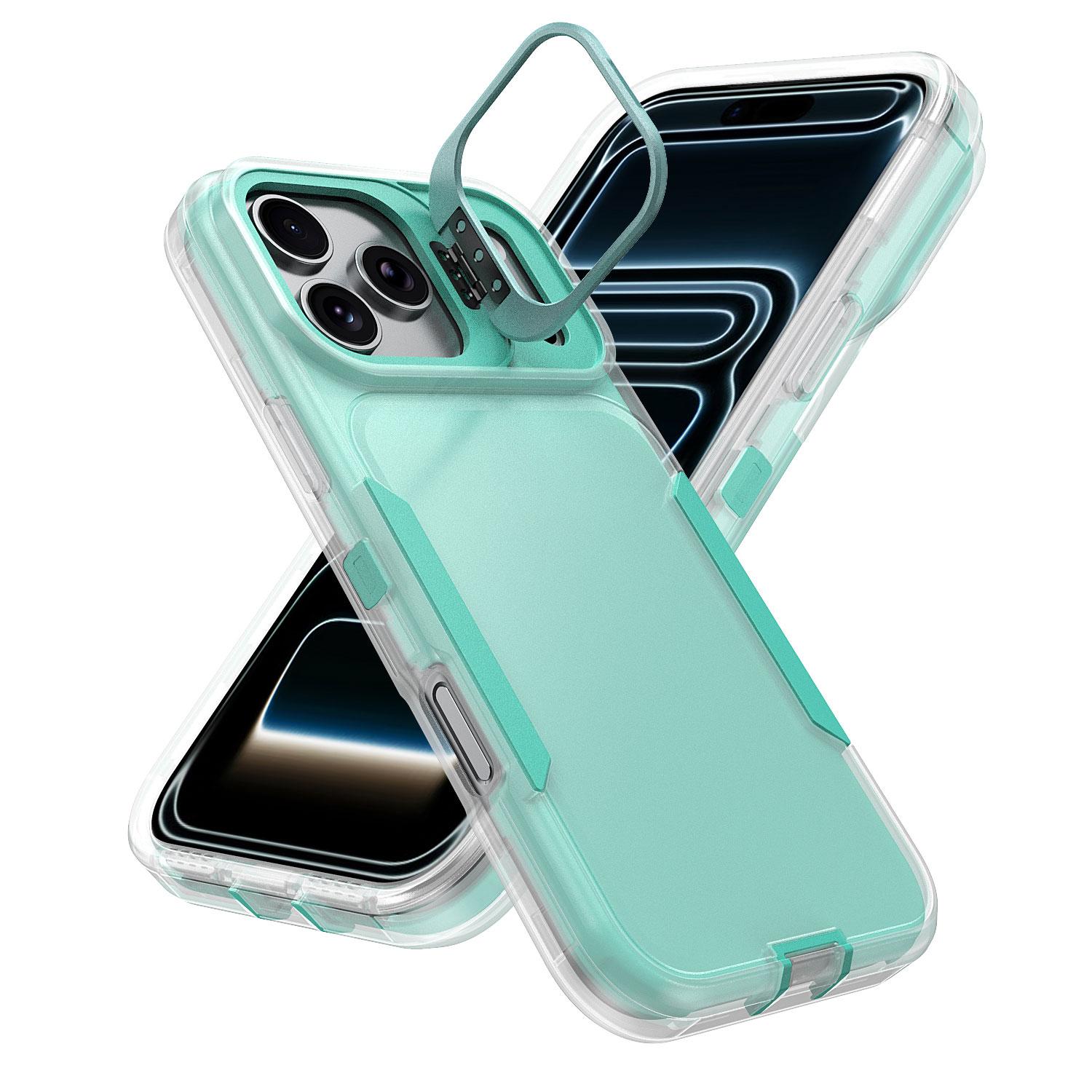 Case for iPhone 17 Pro Max 16 15 14 13 12 11 with Camera Kickstand, Military - Grade Shockproof Protective Case, Rugged Full Body Protective Cover, Anti-Drop Protection Cover